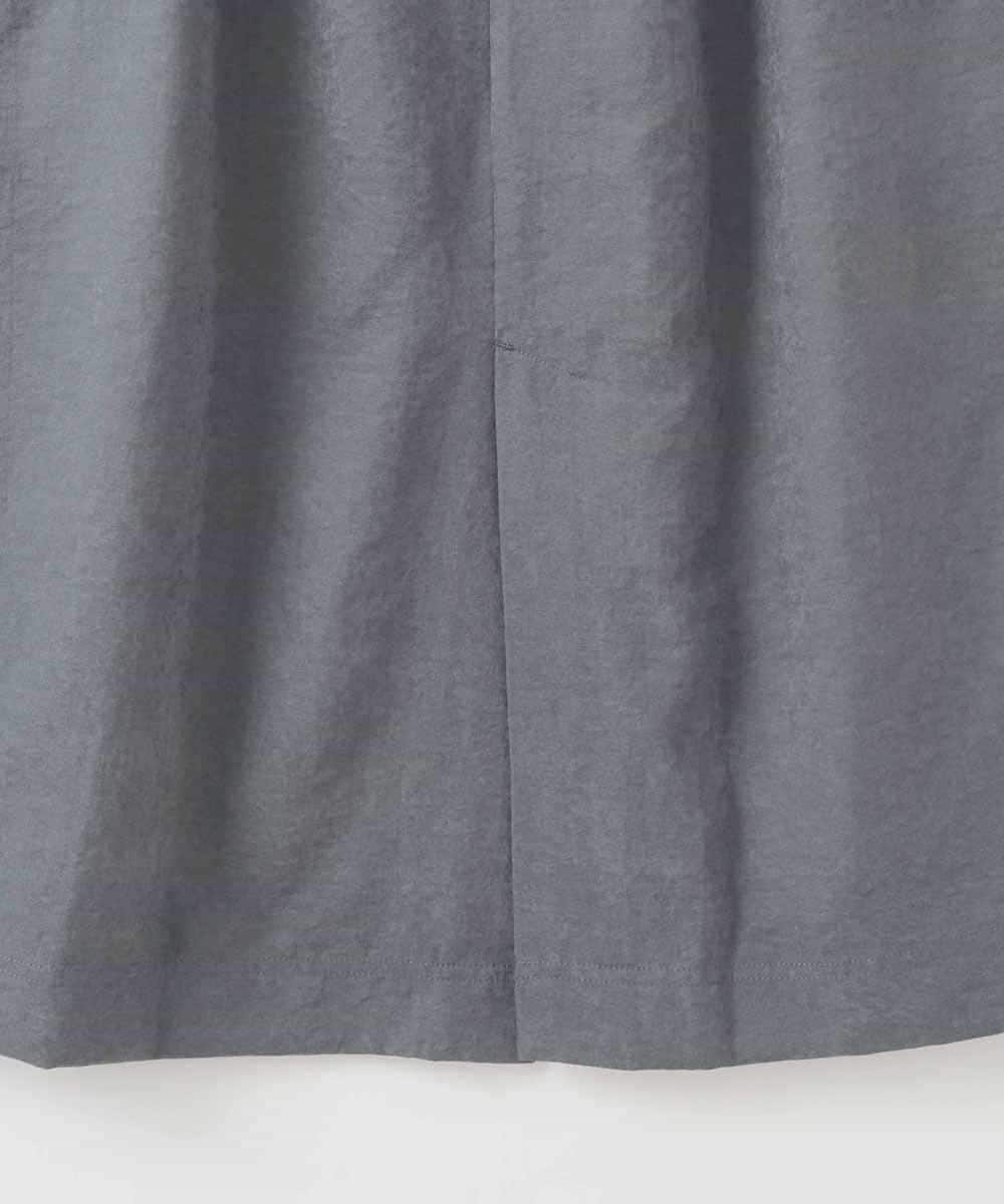 ZMHAE29120 al'aise modulation(アレーズモジュレーション) サイドポケットドロストデザインスカート グレー