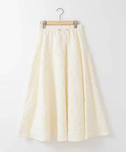 ZMHAE32140 al'aise modulation ふくれジャカードデザインフレアスカート