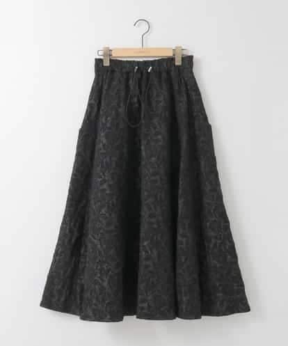 ZMHAE32140 al'aise modulation ふくれジャカードデザインフレアスカート