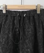 ZMHAE32140 al'aise modulation(アレーズモジュレーション) ふくれジャカードデザインフレアスカート ブラック