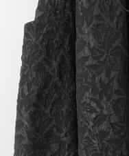 ZMHAE32140 al'aise modulation(アレーズモジュレーション) ふくれジャカードデザインフレアスカート ブラック