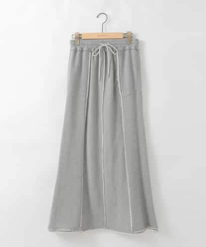 ZMHAE38159 al'aise modulation 切り替えデザインスウェットロングスカート