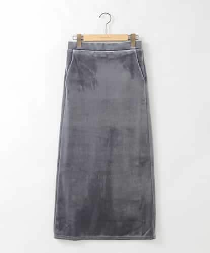 ZMHAE40150 al'aise modulation 光沢ベロアナロースカート