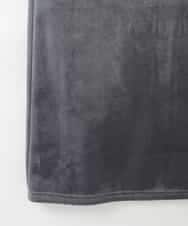 ZMHAE40150 al'aise modulation(アレーズモジュレーション) 光沢ベロアナロースカート グレー