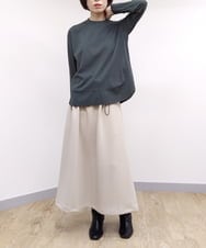 ZMHAT22140 al'aise modulation(アレーズモジュレーション) ドロストダンボールスカート ベージュ