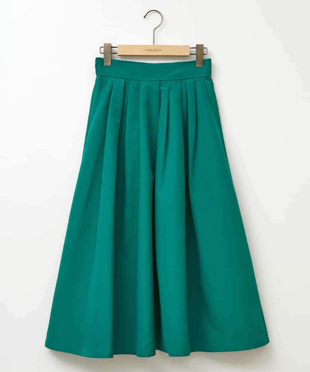 タックフレアスカート ミモレ丈スカート Modulation モジュレーション イトキンオンラインストア
