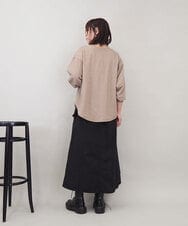 ZMHGE12099 al'aise modulation(アレーズモジュレーション) アウトポケットナイロンスカート ブラック