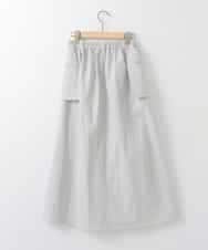 ZMHGE12099 al'aise modulation(アレーズモジュレーション) アウトポケットナイロンスカート アイボリー