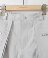 ZMHGE12099 al'aise modulation(アレーズモジュレーション) アウトポケットナイロンスカート アイボリー