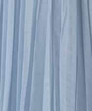 ZMHGE13148 al'aise modulation(アレーズモジュレーション) シアープリーツスカート ライトブルー