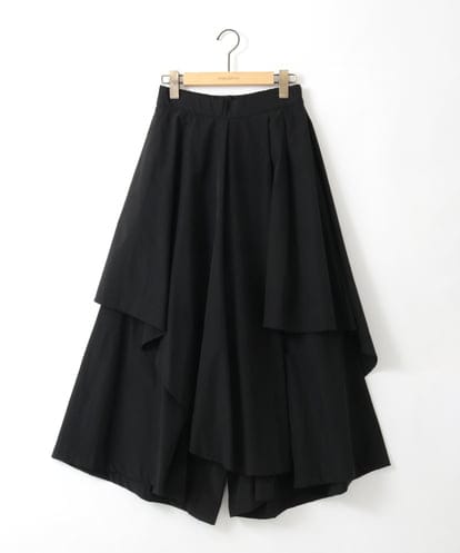 ZMHGE14169 al'aise modulation スカートレイヤードフレアパンツ