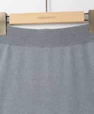 ZMHGE15110 al'aise modulation(アレーズモジュレーション) 【洗える】ラメニットスカート ダークグレー