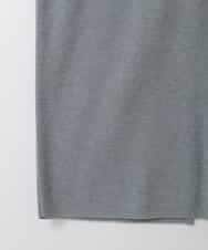 ZMHGE15110 al'aise modulation(アレーズモジュレーション) 【洗える】ラメニットスカート ダークグレー