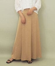 ZMHGE16130 al'aise modulation(アレーズモジュレーション) 【セットアップ対応】ヴィンテージ風ロングスカート ベージュ