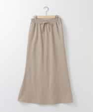 ZMHGE16130 al'aise modulation(アレーズモジュレーション) ヴィンテージ風ロングスカート ベージュ