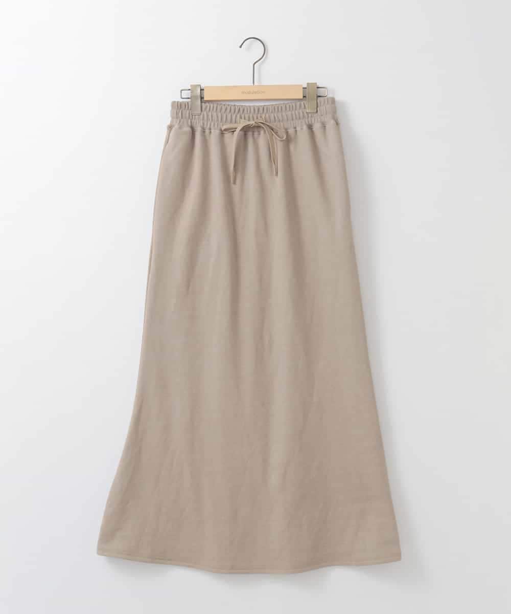 ZMHGE16130 al'aise modulation(アレーズモジュレーション) ヴィンテージ風ロングスカート ベージュ