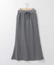 ZMHGE16130 al'aise modulation(アレーズモジュレーション) ヴィンテージ風ロングスカート ブラック