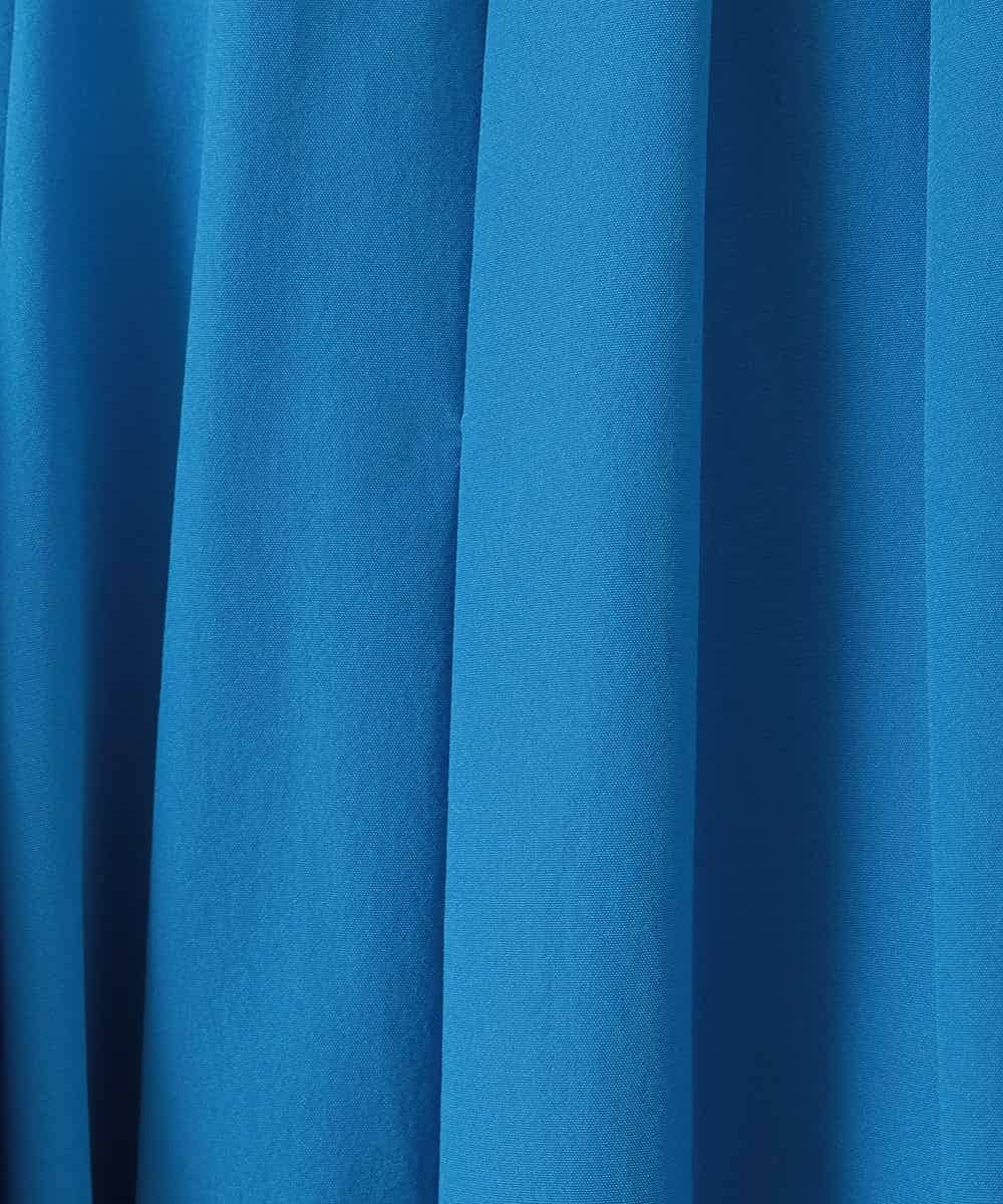 ZMHGE17099 al'aise modulation(アレーズモジュレーション) ウエストギャザーナイロンスカート ブルー