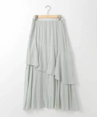 ZMHGE19120 al'aise modulation 【洗える】ラメドットティアードフレアスカート