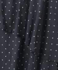 ZMHGE19120 al'aise modulation(アレーズモジュレーション) 【洗える】ラメドットティアードフレアスカート ネイビー