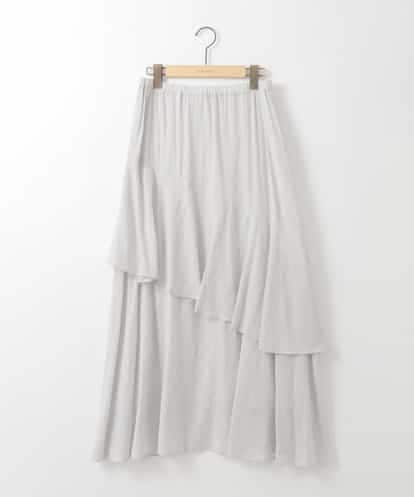 ZMHGE19120 al'aise modulation 【洗える】ラメドットティアードフレアスカート