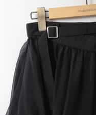 ZMHGE20170 al'aise modulation(アレーズモジュレーション) ドッキングパッチワークスカート ブラック