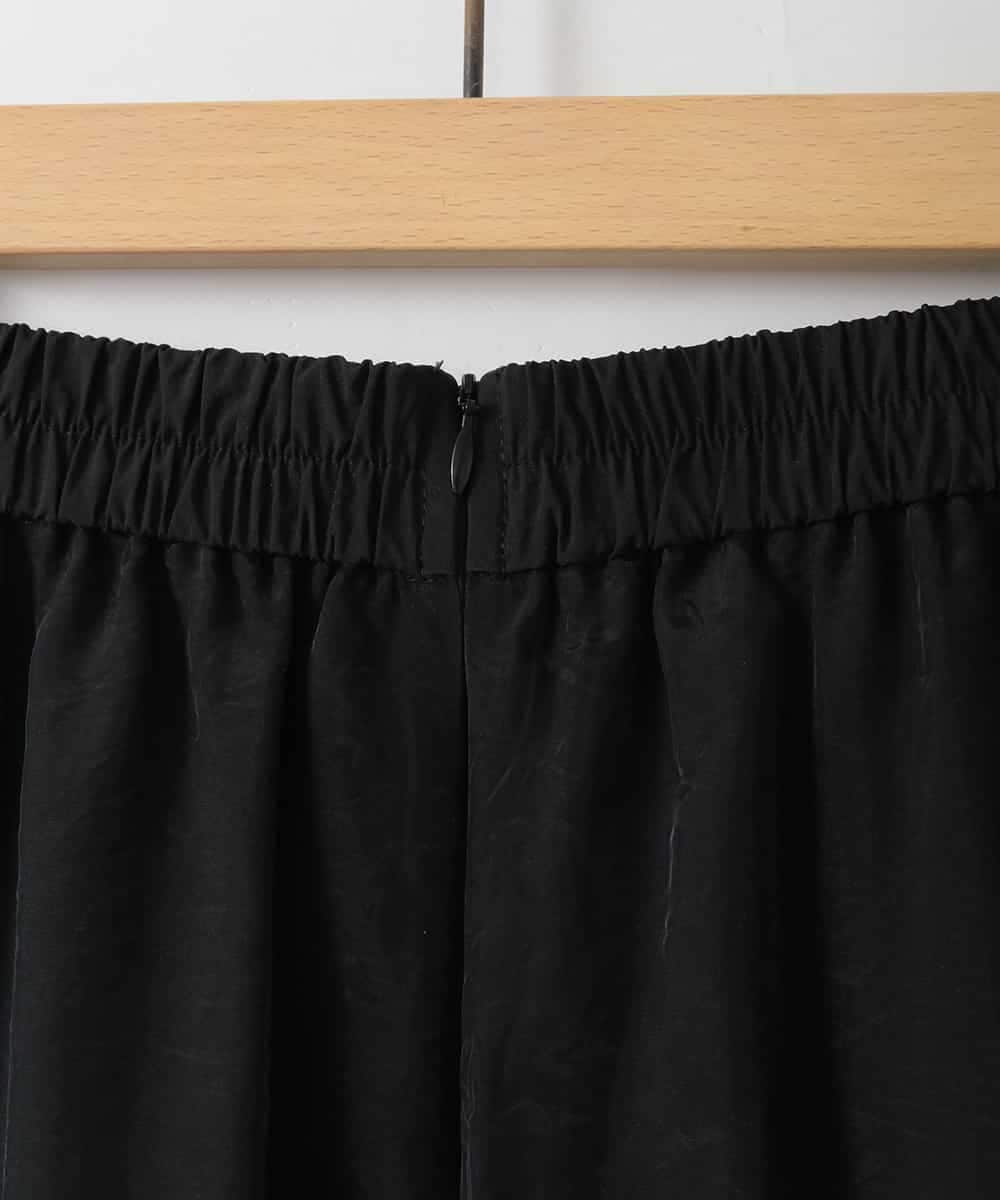 ZMHGE20170 al'aise modulation(アレーズモジュレーション) ドッキングパッチワークスカート ブラック