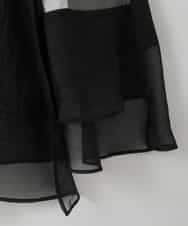 ZMHGE20170 al'aise modulation(アレーズモジュレーション) ドッキングパッチワークスカート ブラック