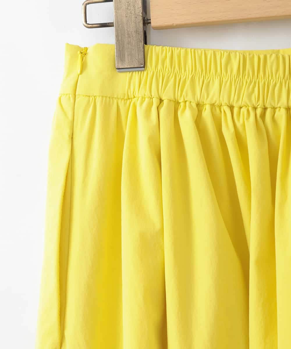 ZMHGE23160 al'aise modulation(アレーズモジュレーション) ライトカラーロングフレアスカート イエロー