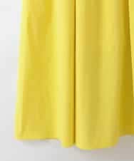 ZMHGE23160 al'aise modulation(アレーズモジュレーション) ライトカラーロングフレアスカート イエロー