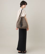 ZMHGE24130 al'aise modulation(アレーズモジュレーション) ストレッチナロースカート ブラック