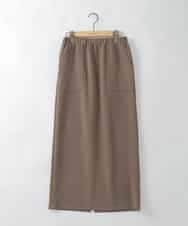 ZMHGE24130 al'aise modulation(アレーズモジュレーション) ストレッチナロースカート ベージュ