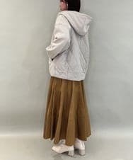 ZMHGE25140 al'aise modulation(アレーズモジュレーション) ティアードデザインプリーツスカート ベージュ