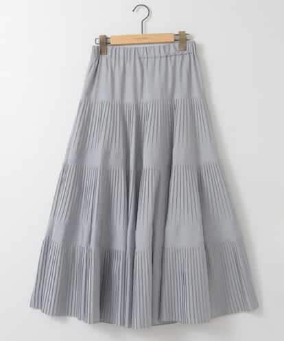 ZMHGE25140 al'aise modulation ティアードデザインプリーツスカート