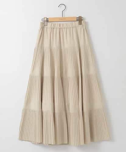 ZMHGE25140 al'aise modulation ティアードデザインプリーツスカート