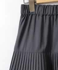 ZMHGE25140 al'aise modulation(アレーズモジュレーション) ティアードデザインプリーツスカート ダークグレー