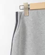 ZMHGE27138 al'aise modulation(アレーズモジュレーション) 【日本製】サイドラインナロースカート ブラック