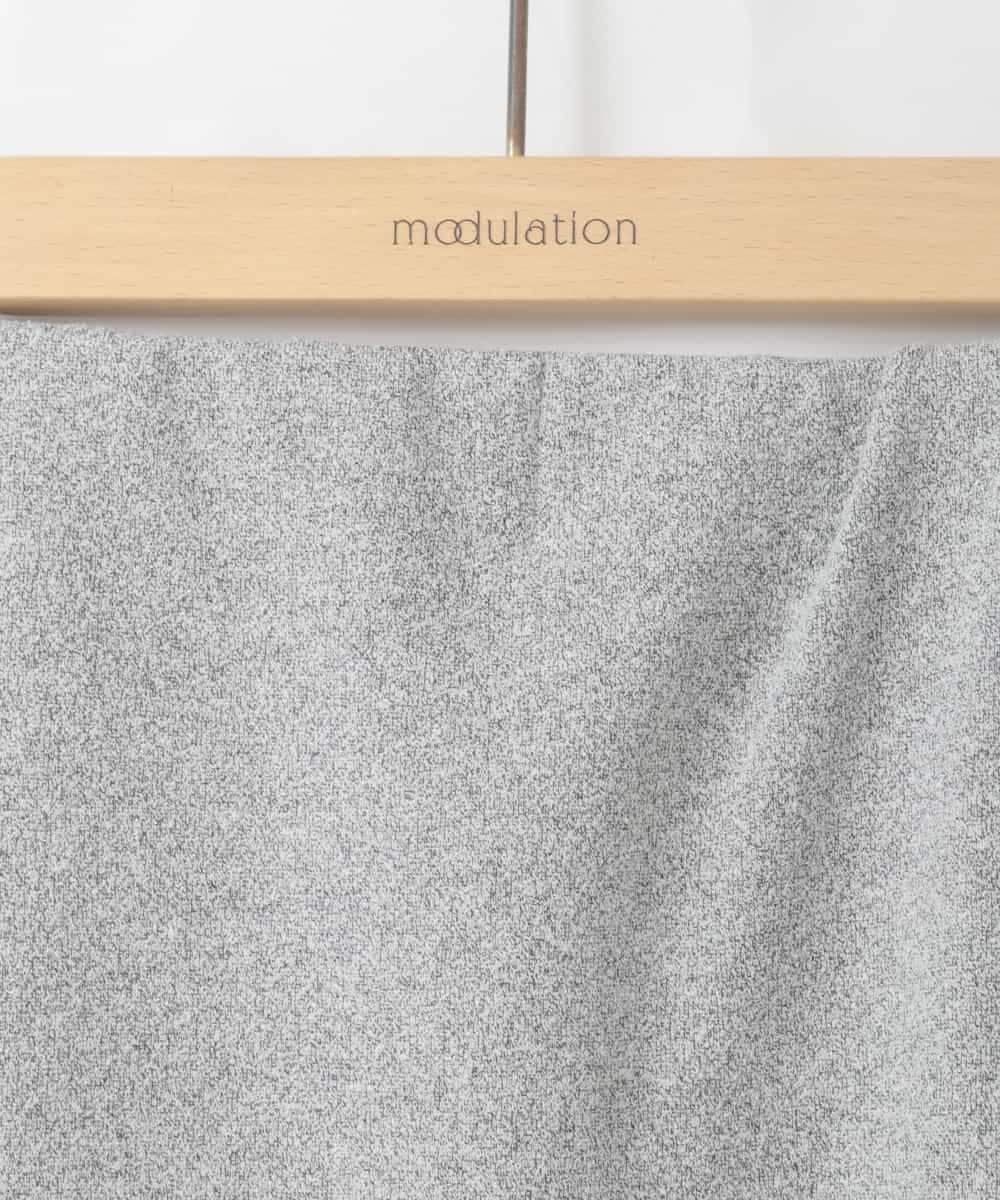 ZMHGE27138 al'aise modulation(アレーズモジュレーション) 【日本製】サイドラインナロースカート ブラック