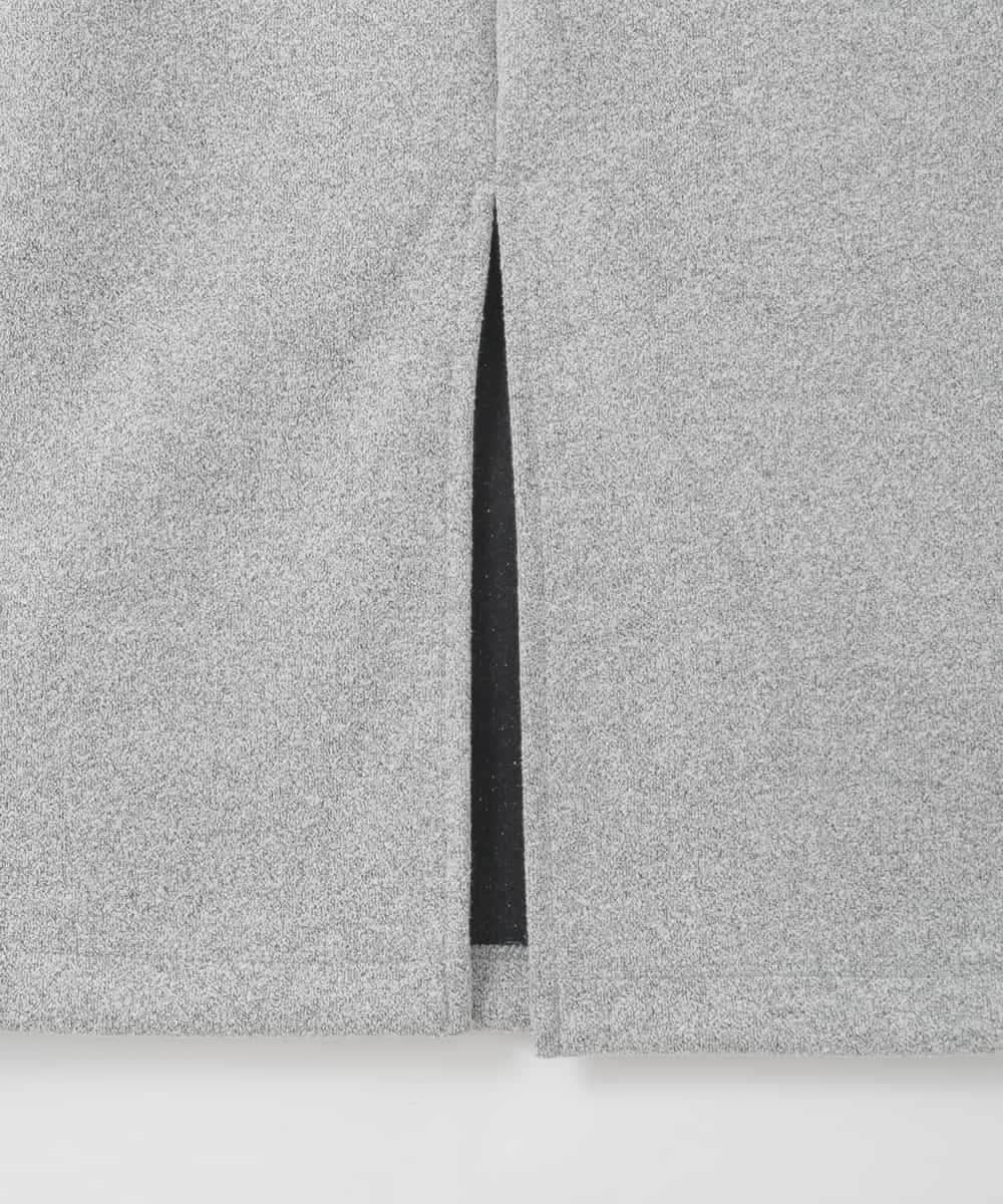 ZMHGE27138 al'aise modulation(アレーズモジュレーション) 【日本製】サイドラインナロースカート ブラック