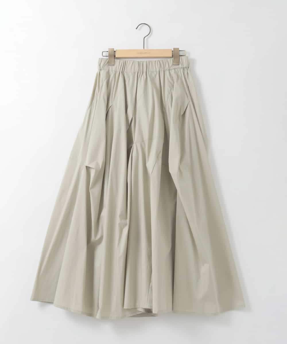 ZMHGE28148 al'aise modulation(アレーズモジュレーション) イレギュラータックデザインスカート ベージュ