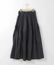 ZMHGE28148 al'aise modulation(アレーズモジュレーション) イレギュラータックデザインスカート ブラック