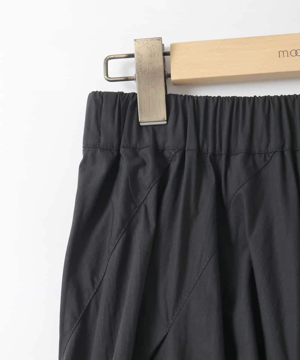 ZMHGE28148 al'aise modulation(アレーズモジュレーション) イレギュラータックデザインスカート ブラック