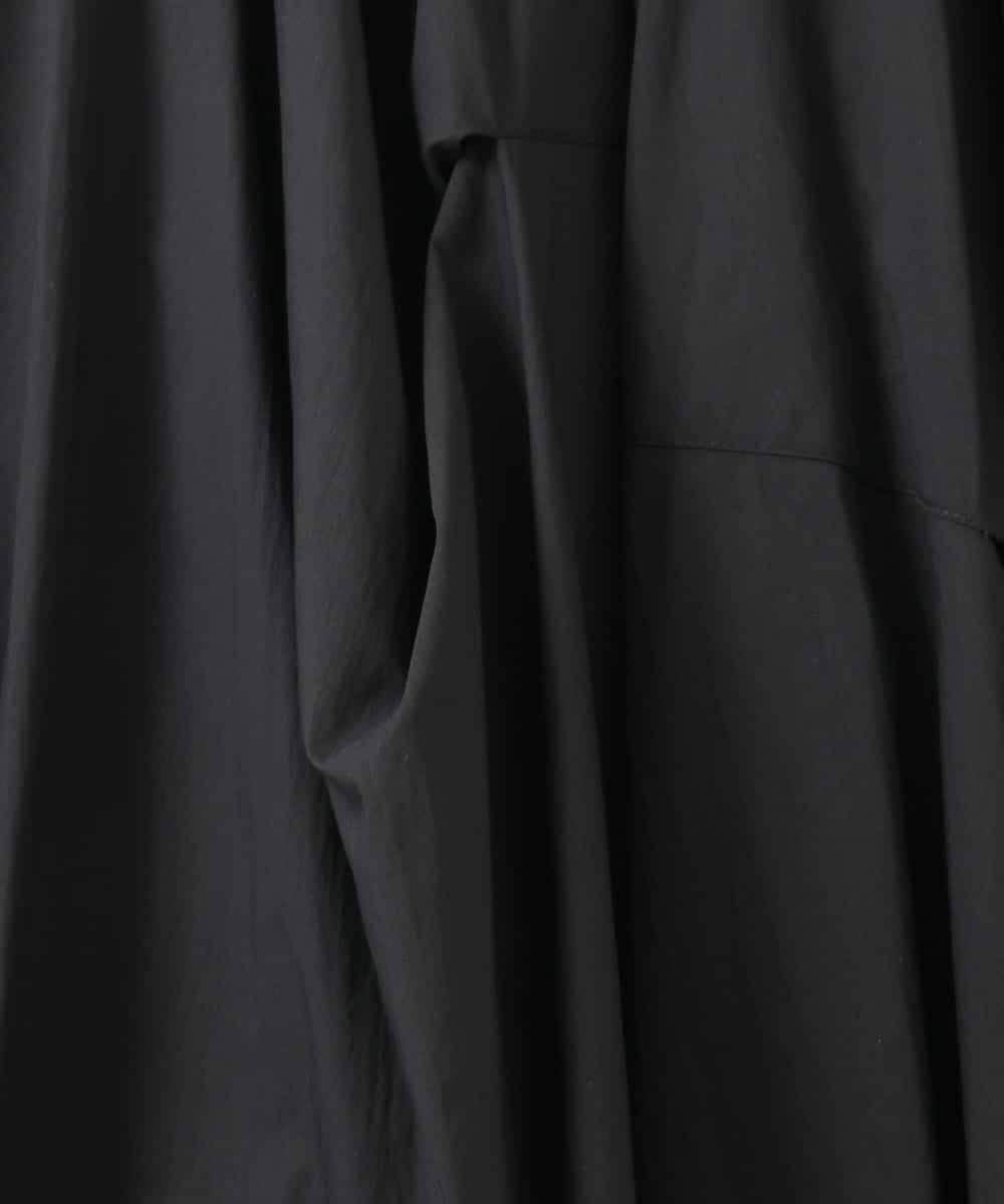 ZMHGE28148 al'aise modulation(アレーズモジュレーション) イレギュラータックデザインスカート ブラック