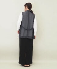 ZMHGE38120 al'aise modulation(アレーズモジュレーション) 【セットアップ対応】Iラインスウェットスカート ブラック