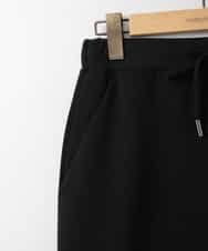 ZMHGE38120 al'aise modulation(アレーズモジュレーション) Iラインスウェットスカート ブラック