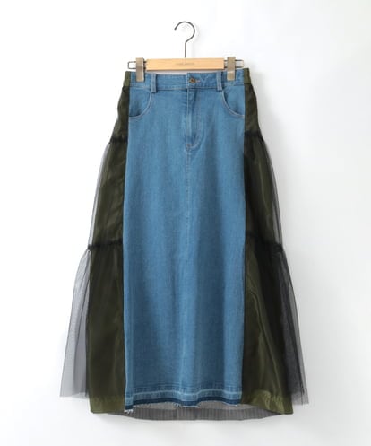 ZMHGE39160 al'aise modulation レイヤードチュールドッキングスカート