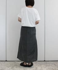 ZMHHB43138 al'aise modulation(アレーズモジュレーション) サイド切り替えソフティスカート ブラック