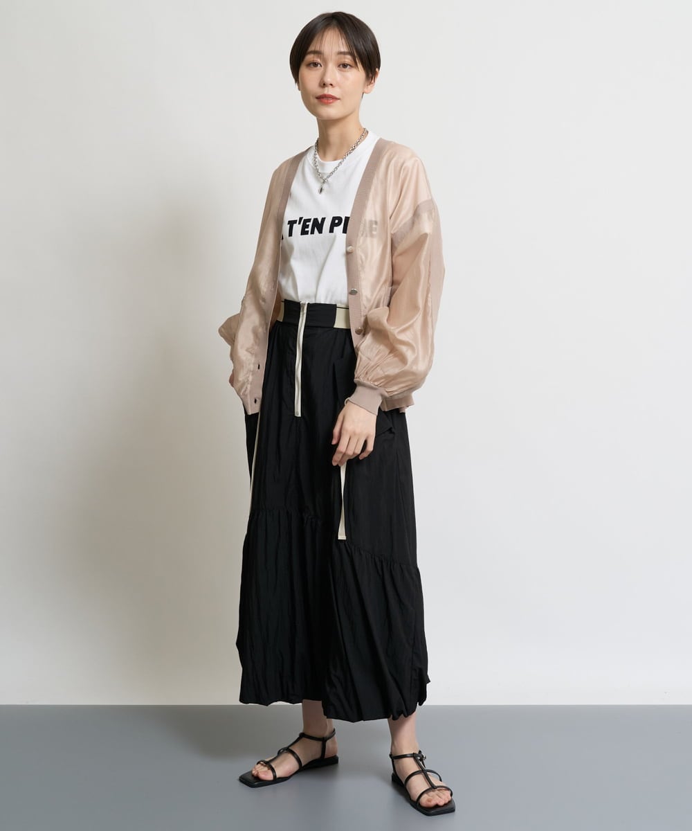品質が完璧 カーゴバルーンスカート(ロング・マキシ丈スカート) al'aise | トップス