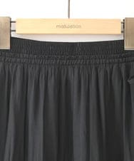 ZMHIB23139 al'aise modulation(アレーズモジュレーション) 【洗える】ギャザーデザインティアードスカート ブラック