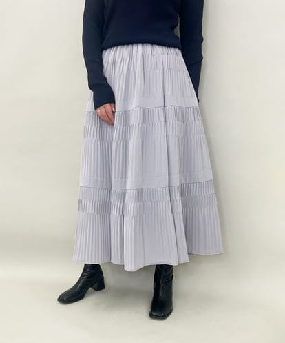 ZMHJB10140 al'aise modulation 切り替えプリーツスカート